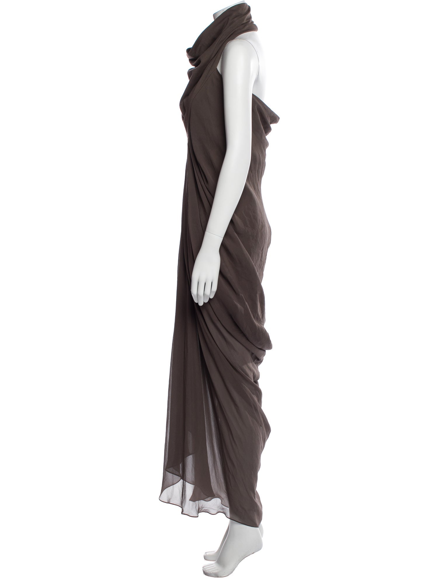 Rick Owens Silk Long Dress