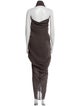 Rick Owens Silk Long Dress
