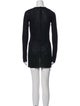 Rick Owens Crew Neck Mini Dress