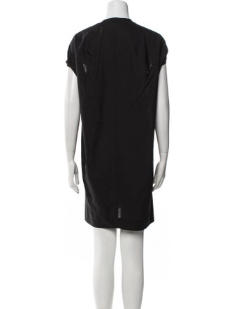 Rick Owens V-Neck Mini Dress