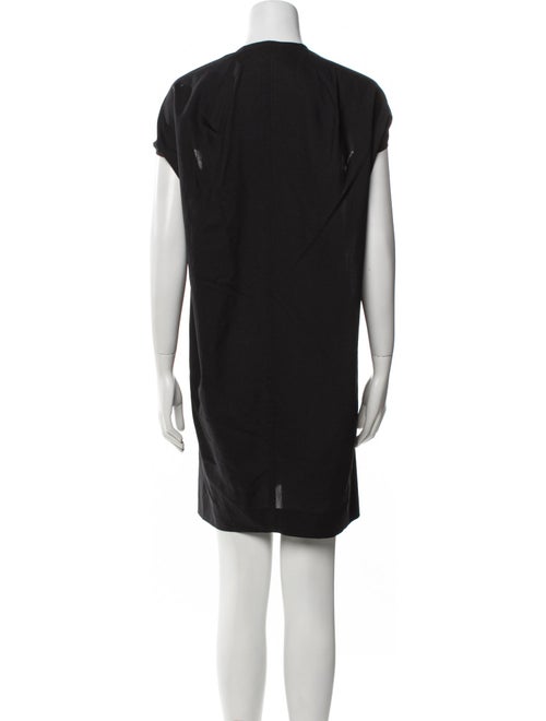 Rick Owens V-Neck Mini Dress
