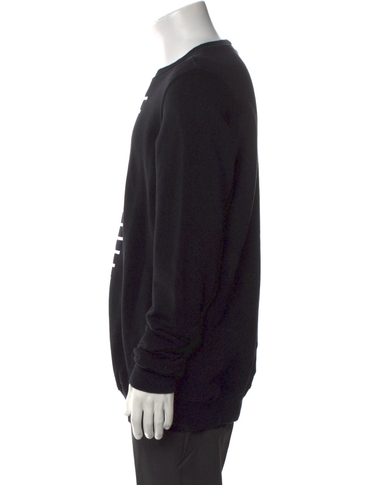 Rick Owens Striped Crew Neck Sweatshirt