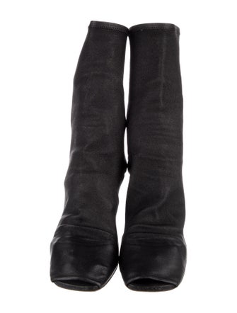 Rick Owens Leather Sock Boots