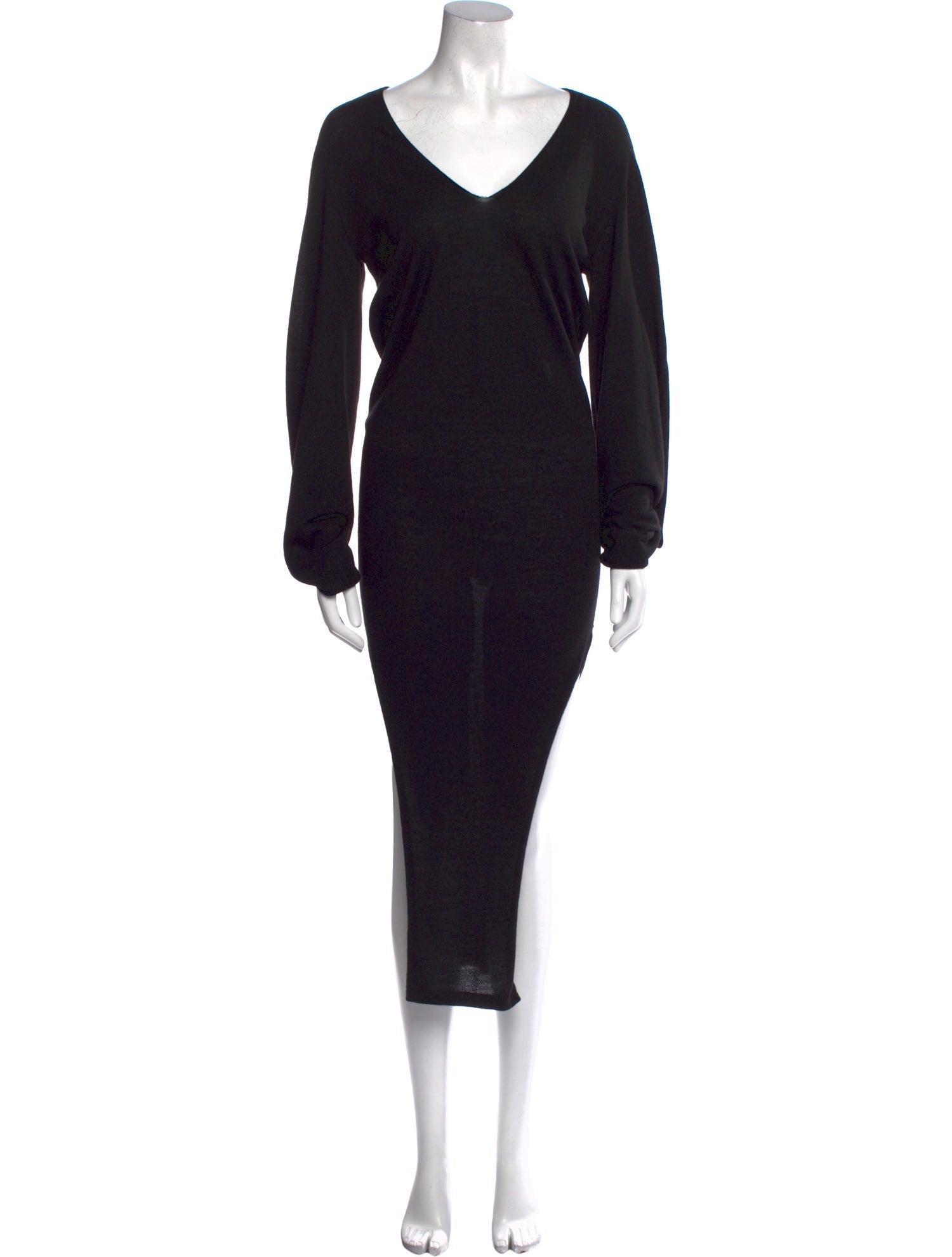 Rick Owens Virgin Wool Long Dress