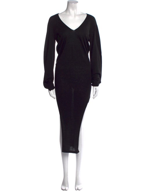 Rick Owens Virgin Wool Long Dress