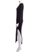 Rick Owens Virgin Wool Long Dress