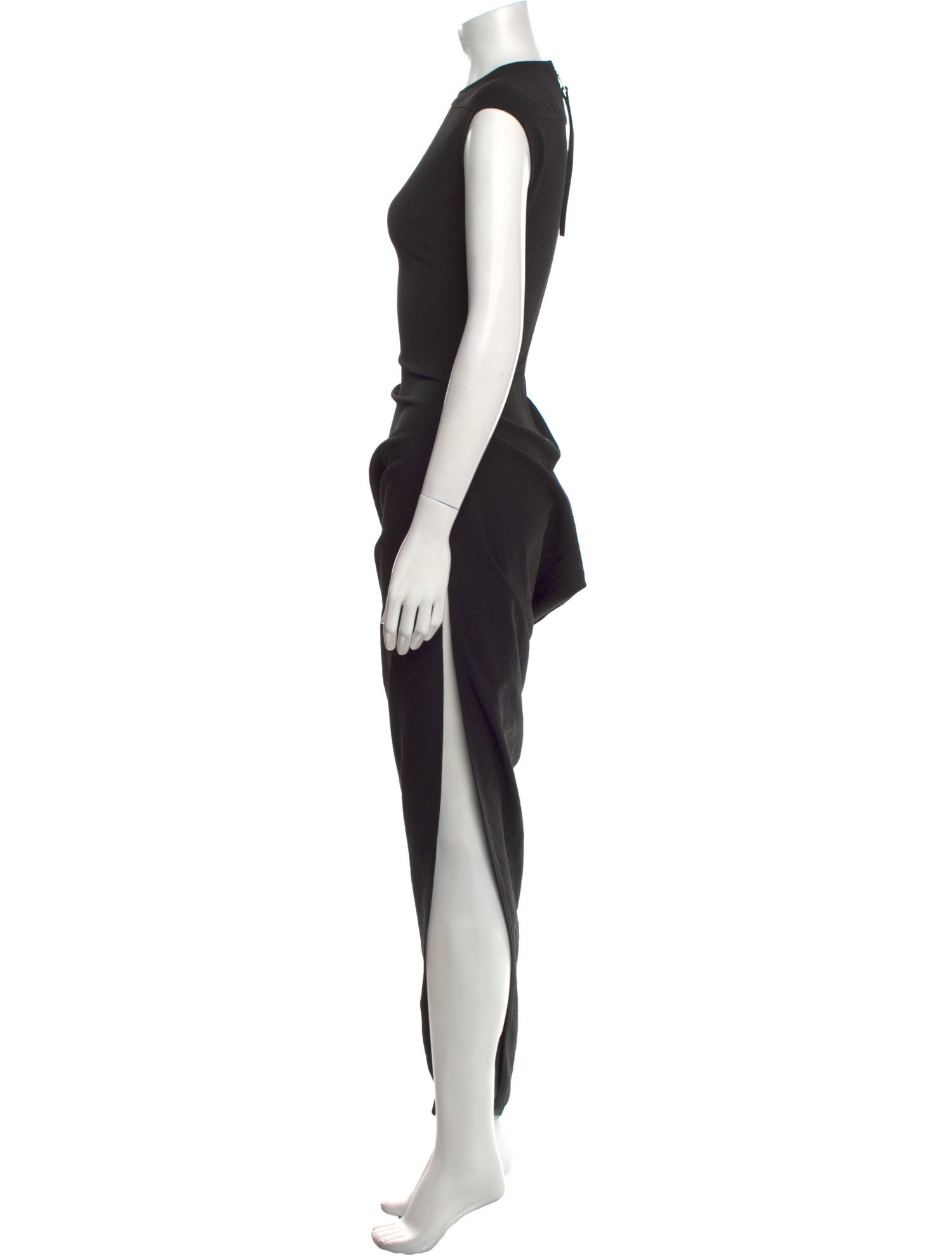 Rick Owens Crew Neck Long Dress