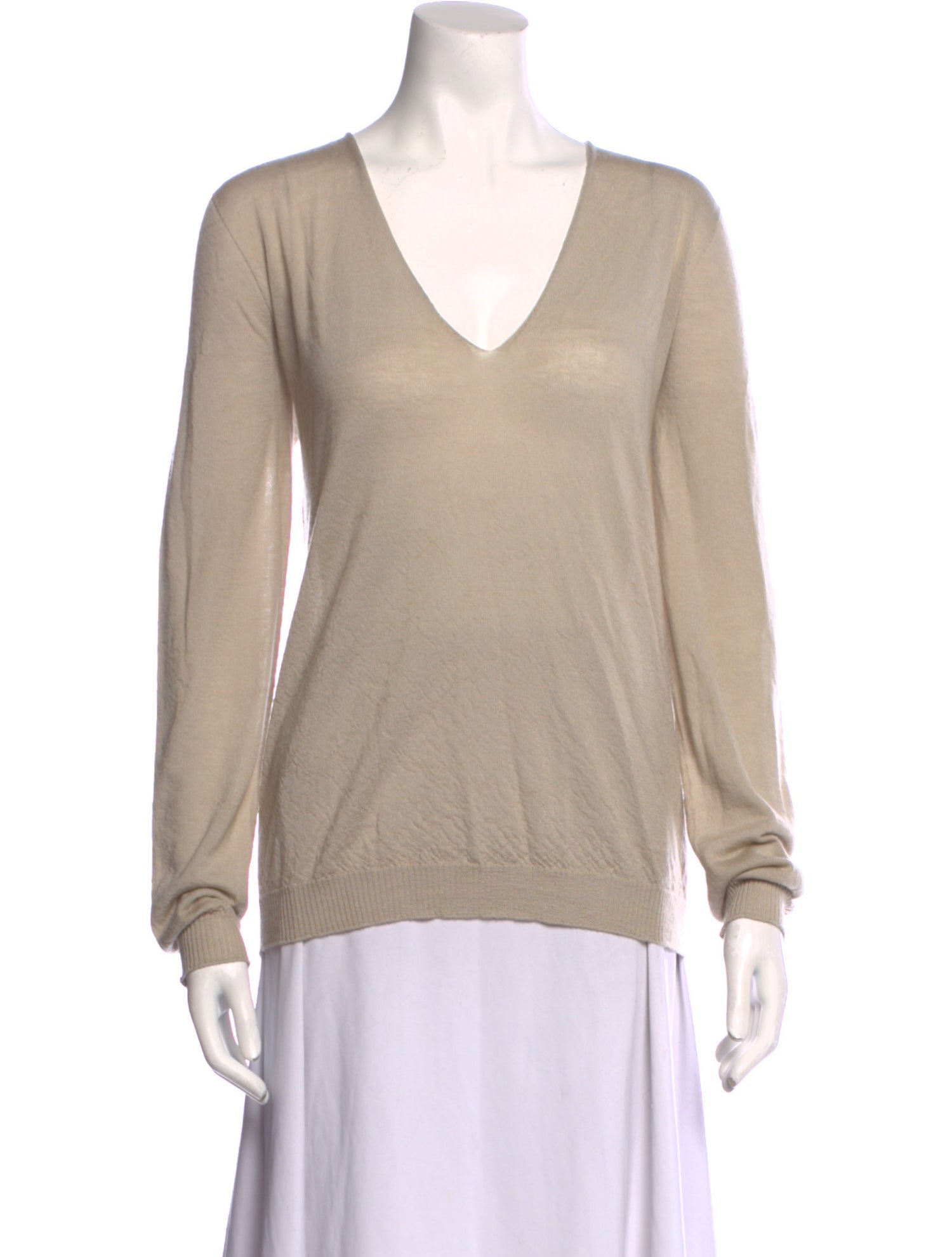 Rick Owens Cashmere V-Neck Sweater w/ Tags