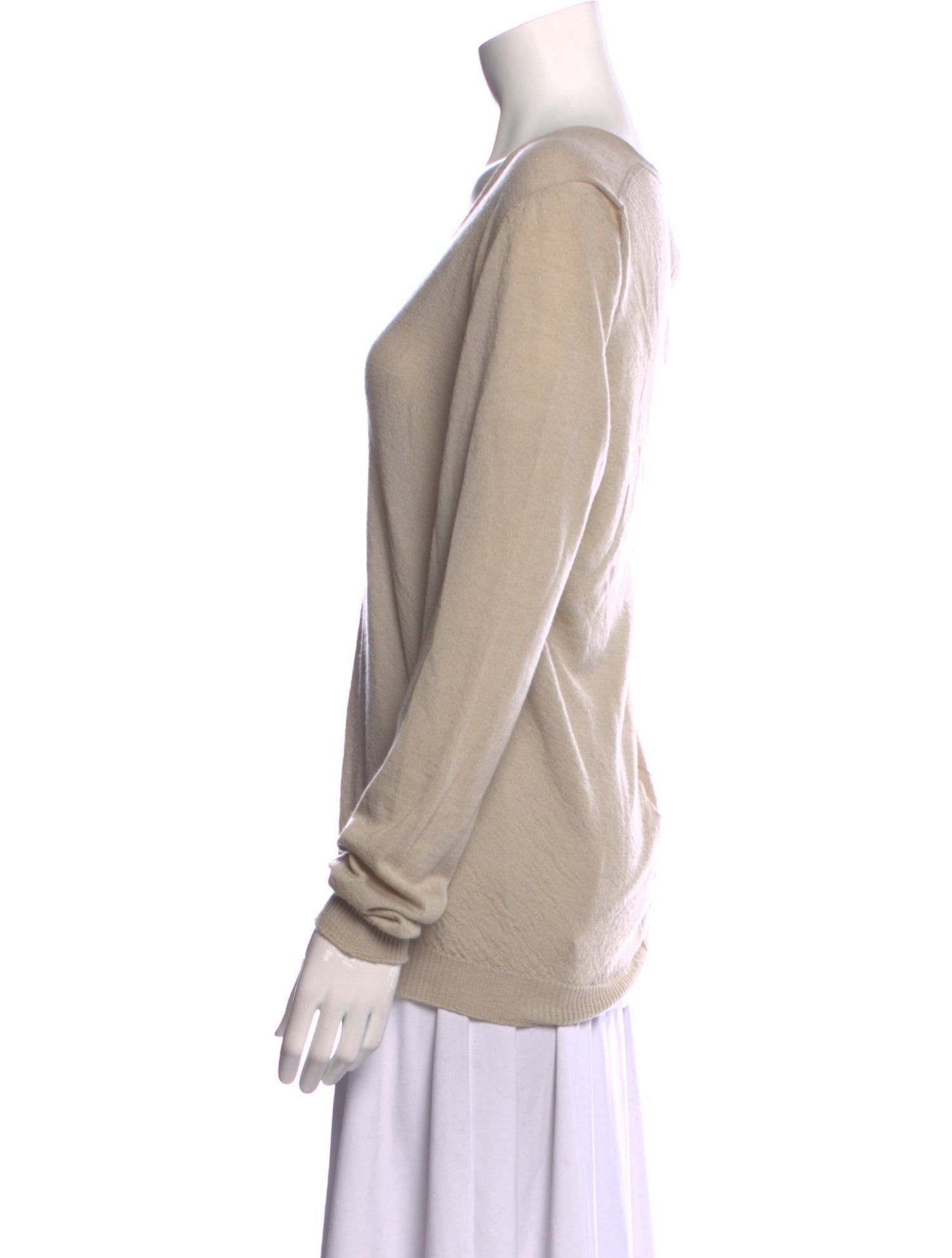 Rick Owens Cashmere V-Neck Sweater w/ Tags