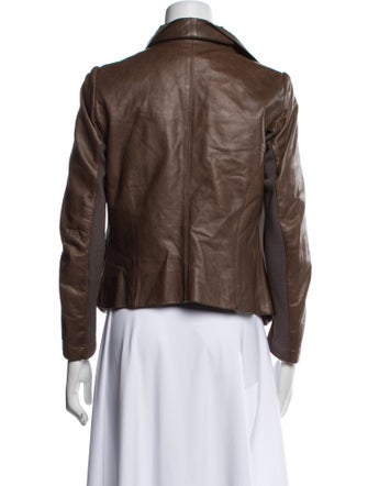 Rick Owens Leather Biker Jacket