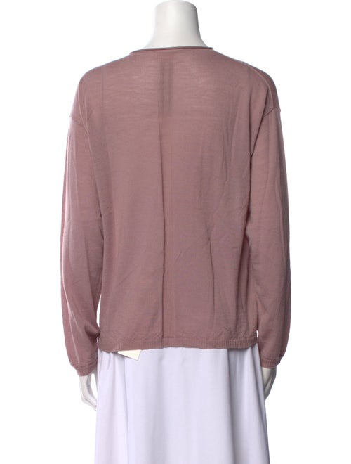 Rick Owens Virgin Wool Scoop Neck Sweater