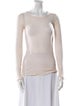 Rick Owens Bateau Neckline Long Sleeve Top