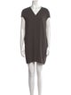 Rick Owens V-Neck Mini Dress