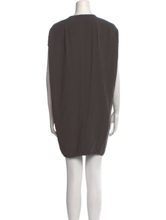 Rick Owens V-Neck Mini Dress