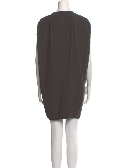 Rick Owens V-Neck Mini Dress
