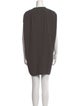 Rick Owens V-Neck Mini Dress