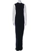 Rick Owens Cowl Neck Long Dress
