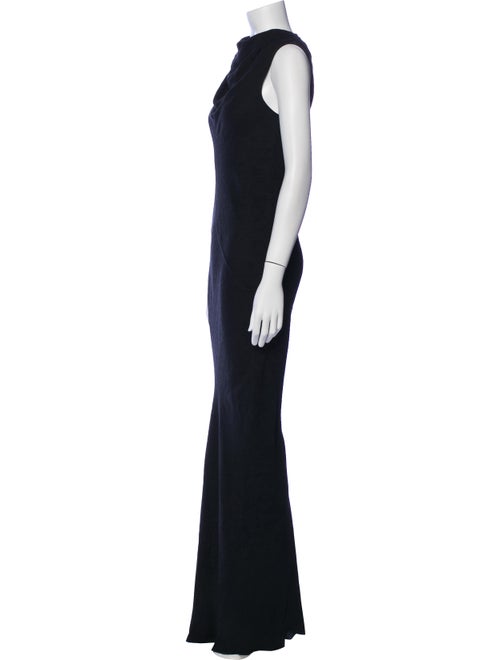 Rick Owens Cowl Neck Long Dress