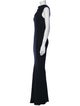 Rick Owens Cowl Neck Long Dress