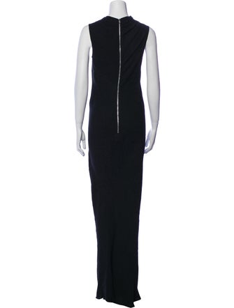 Rick Owens Cowl Neck Long Dress