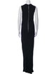 Rick Owens Cowl Neck Long Dress