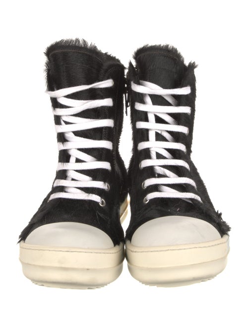 Rick Owens Ponyhair Wedge Sneakers
