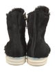 Rick Owens Ponyhair Wedge Sneakers