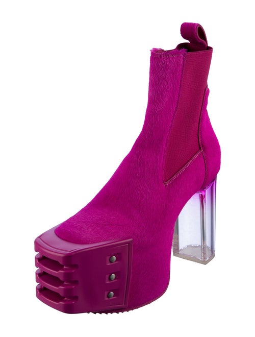 Rick Owens Leather Chelsea Boots