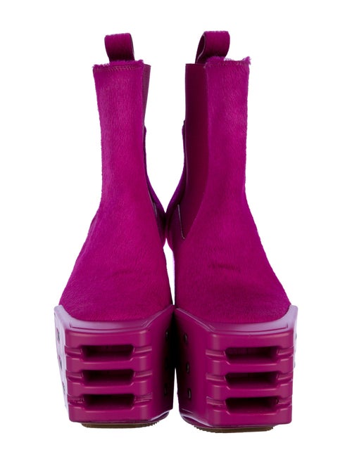 Rick Owens Leather Chelsea Boots