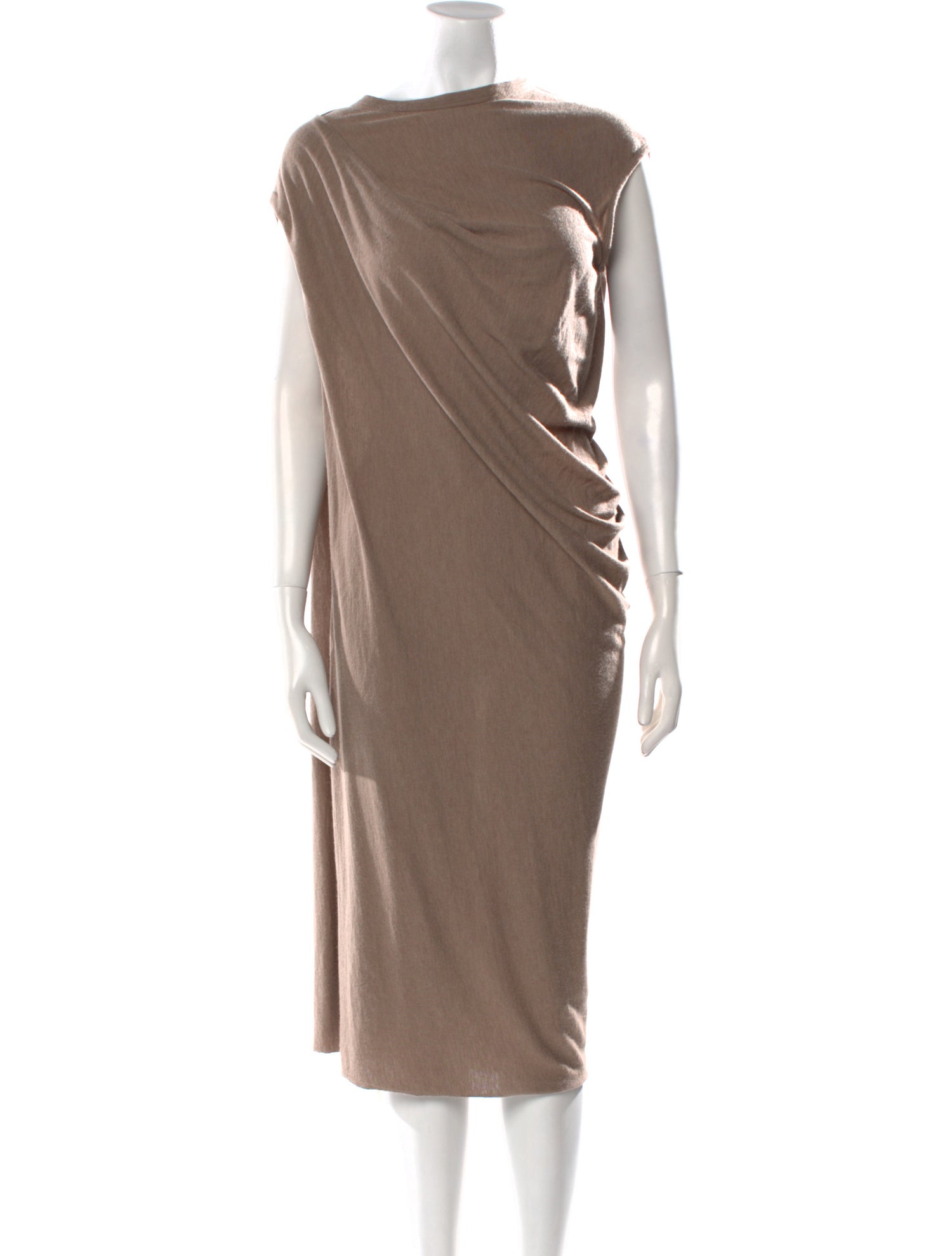 Rick Owens One-Shoulder Long Dress