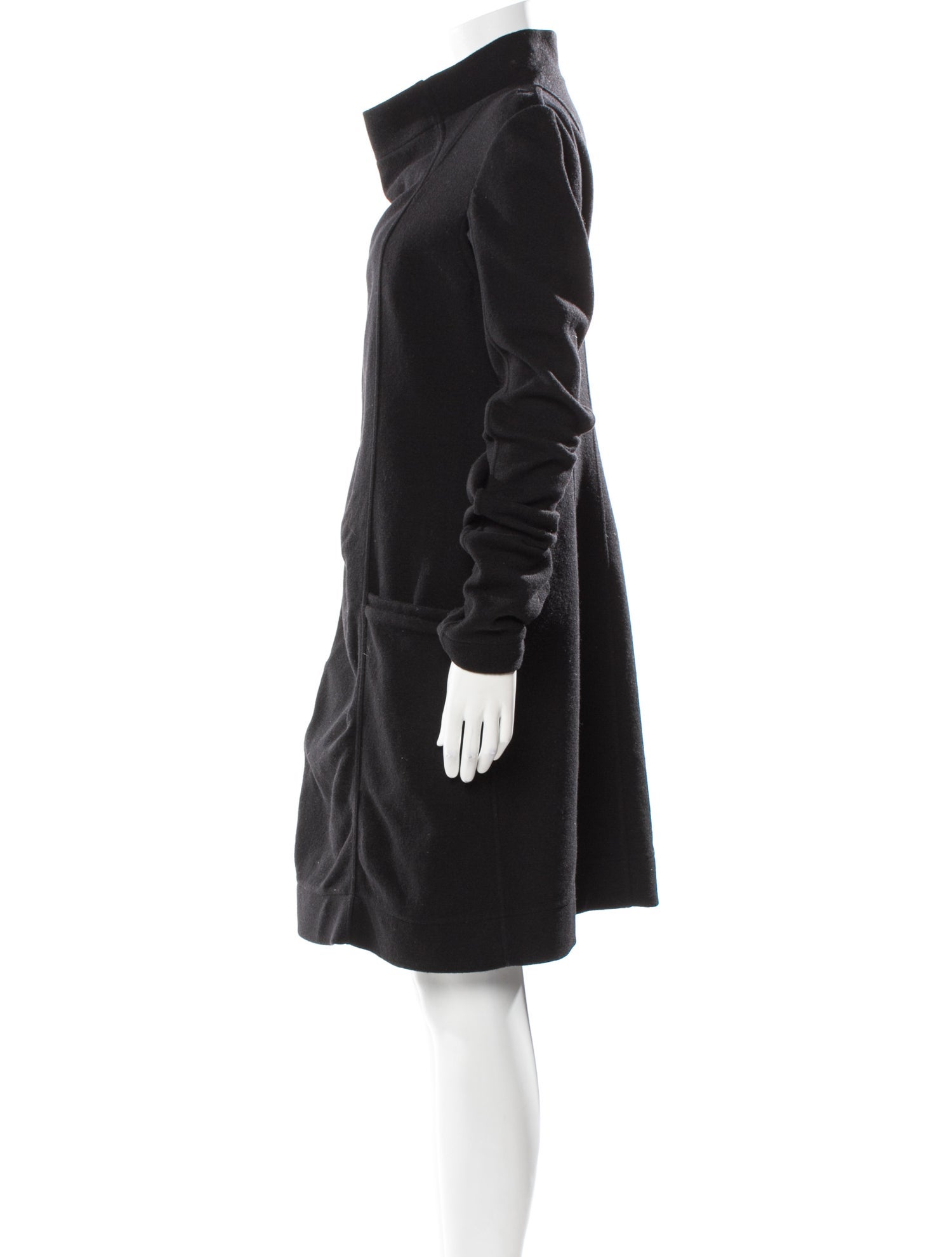 Rick Owens Wool Knee-Length Dress