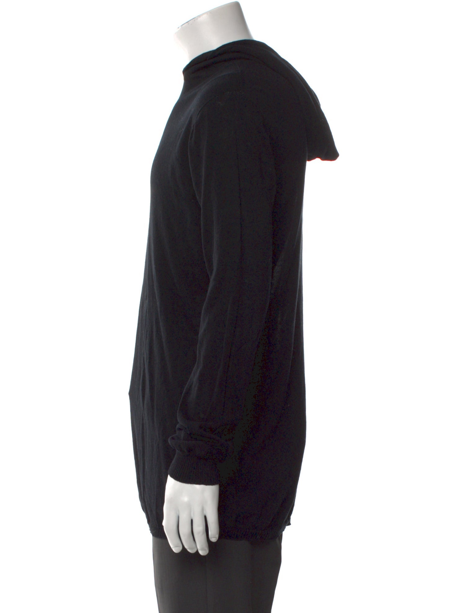 Rick Owens Crew Neck Long Sleeve Hoodie