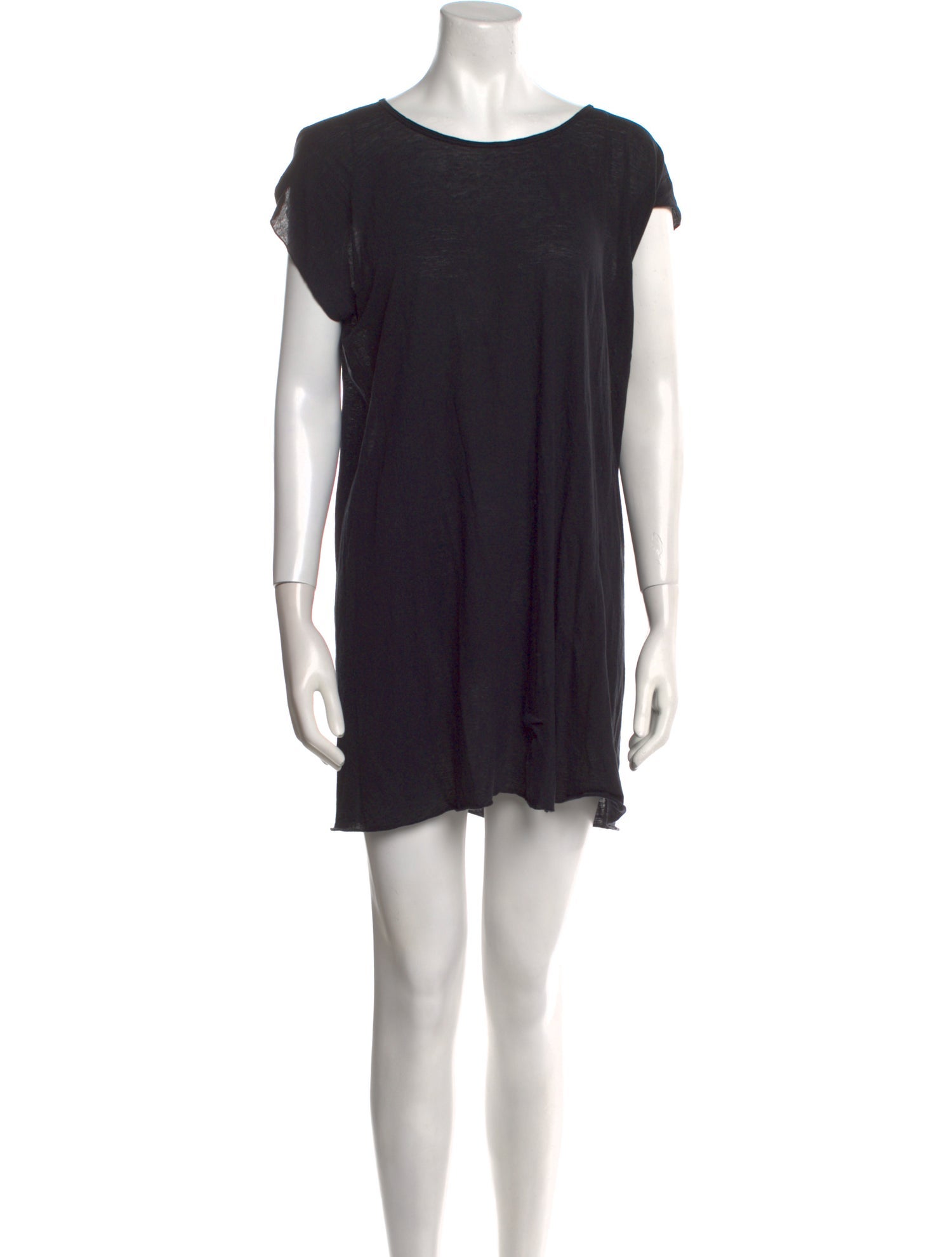 Rick Owens Scoop Neck Short Sleeve Tunic