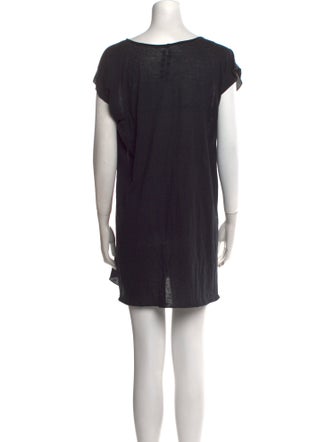 Rick Owens Scoop Neck Short Sleeve Tunic