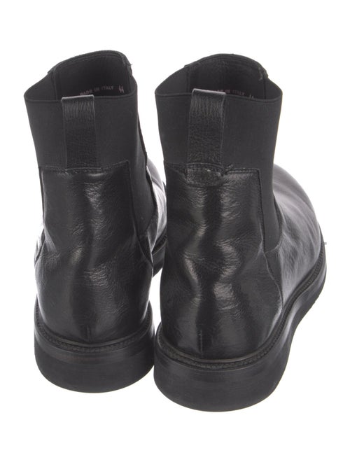Rick Owens Leather Chelsea Boots