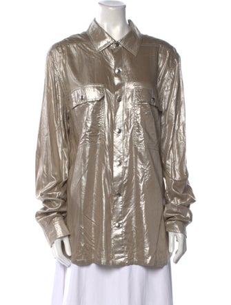 Rick Owens 2022 Long Sleeve Button-Up Top