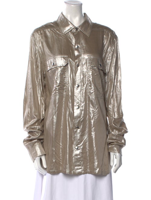 Rick Owens 2022 Long Sleeve Button-Up Top