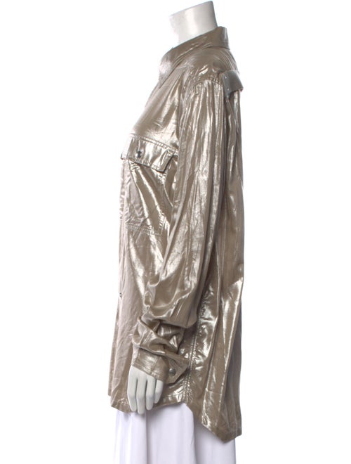 Rick Owens 2022 Long Sleeve Button-Up Top