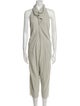 Rick Owens Silk Mock Neck Jumpsuit