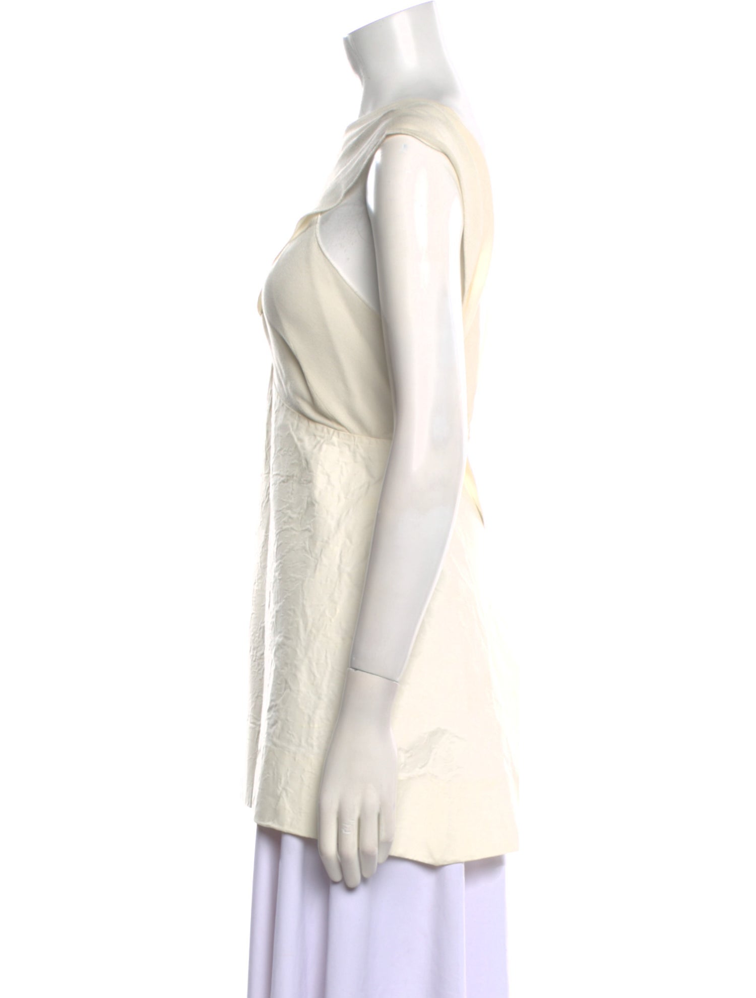 Rick Owens Silk Bateau Neckline Tunic w/ Tags