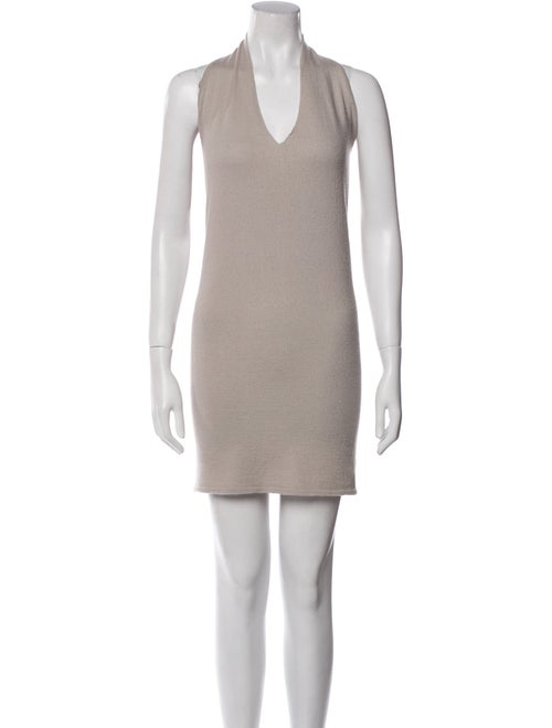 Rick Owens V-Neck Mini Dress