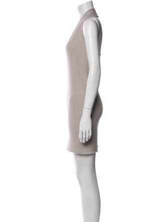 Rick Owens V-Neck Mini Dress