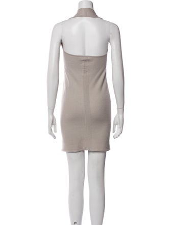 Rick Owens V-Neck Mini Dress