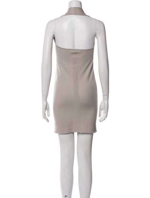 Rick Owens V-Neck Mini Dress