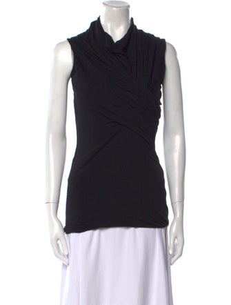Rick Owens Cowl Neck Sleeveless Top