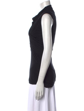 Rick Owens Cowl Neck Sleeveless Top