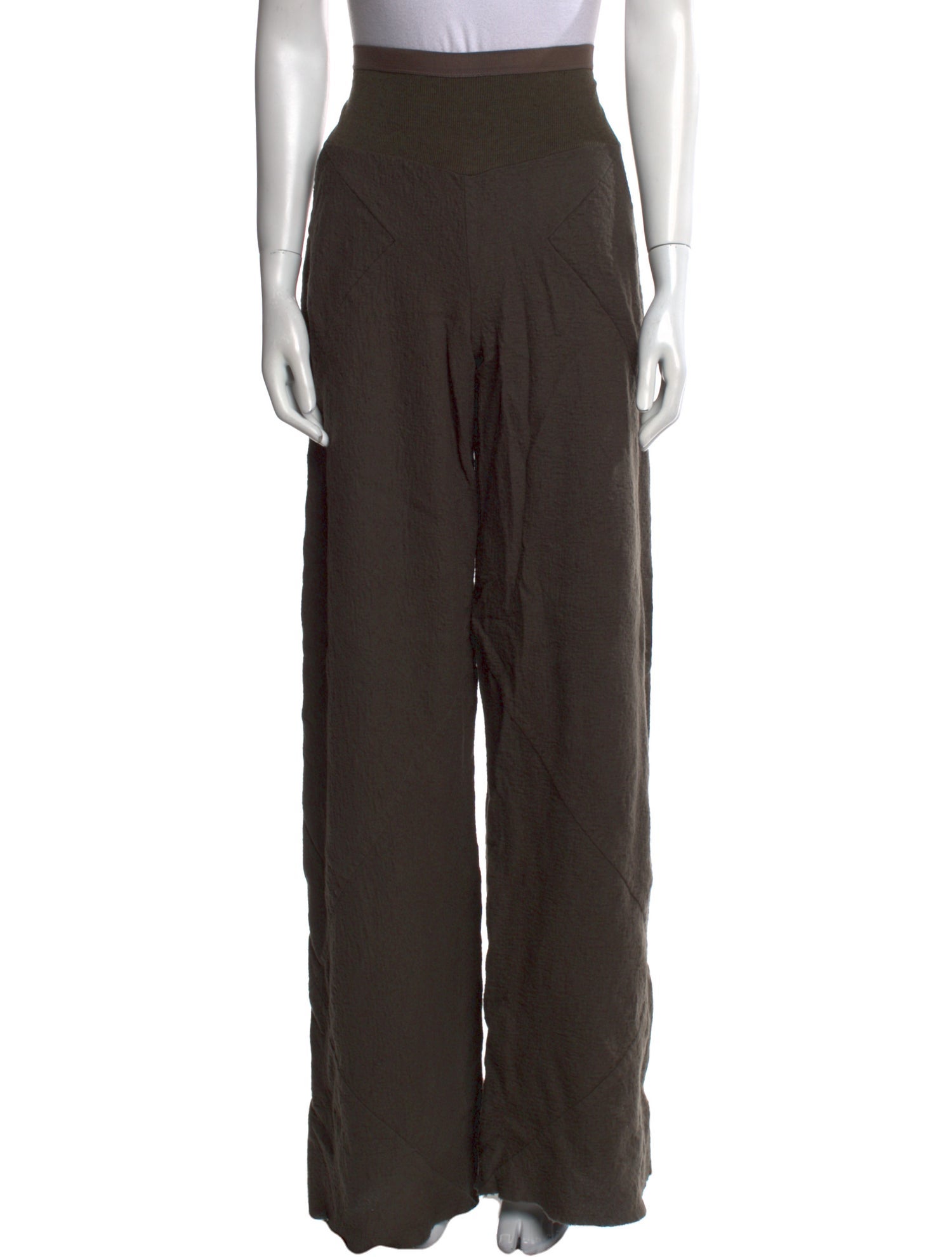Rick Owens Wool Wide Leg Pants