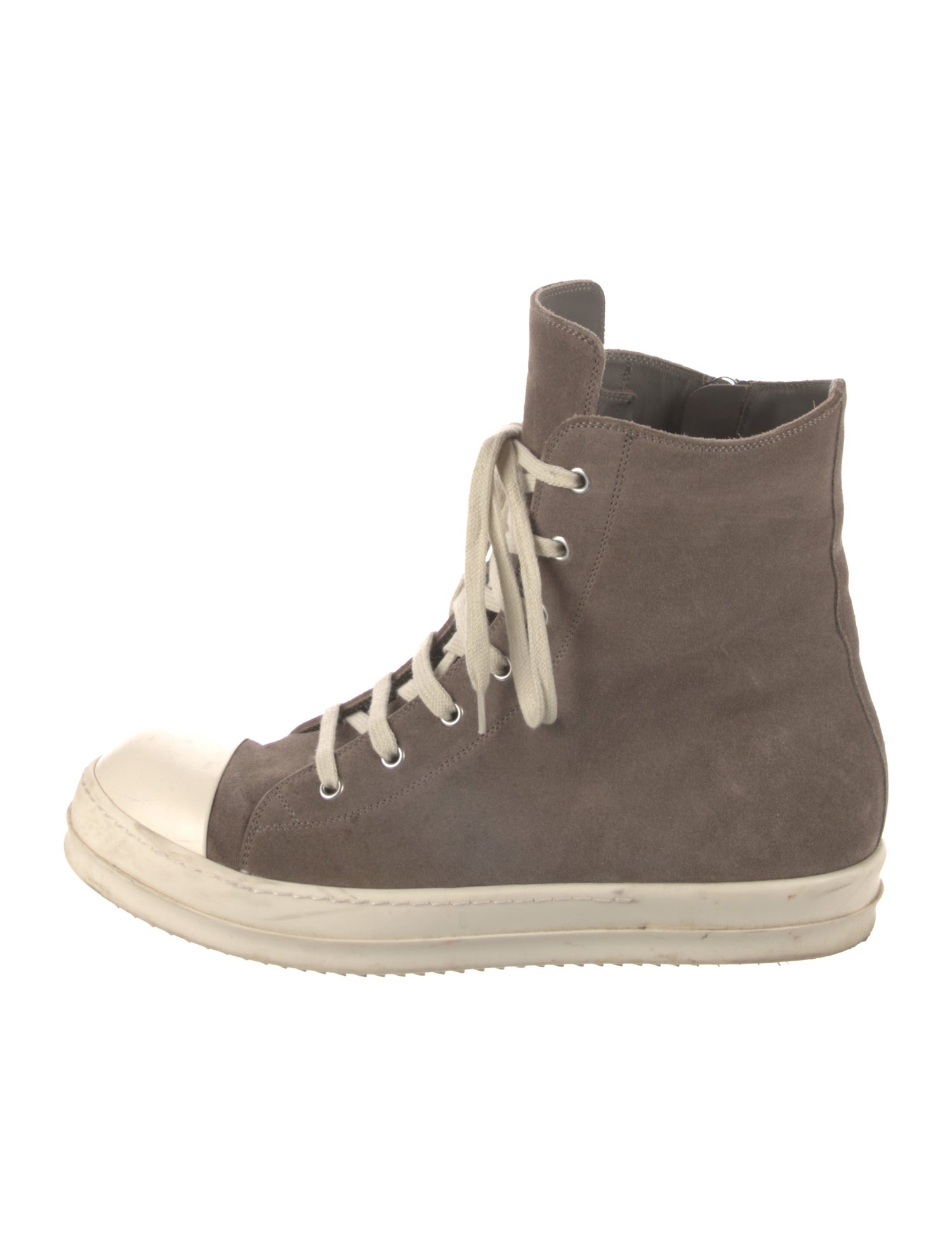 Rick Owens Suede Hiking Boots