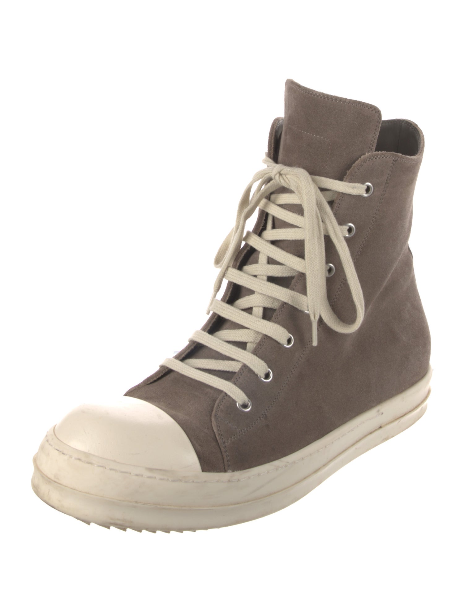 Rick Owens Suede Hiking Boots