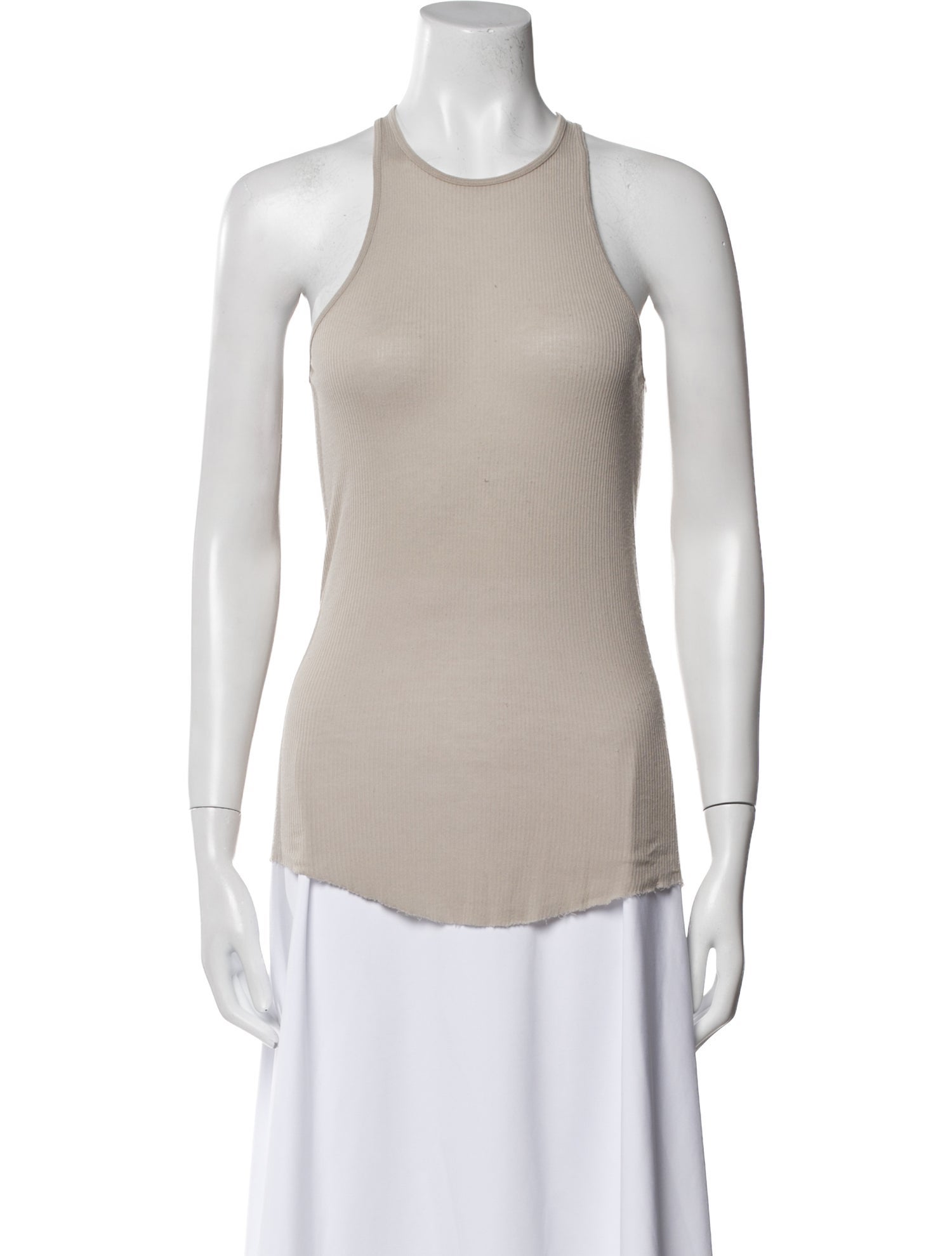 Rick Owens Scoop Neck Sleeveless Top